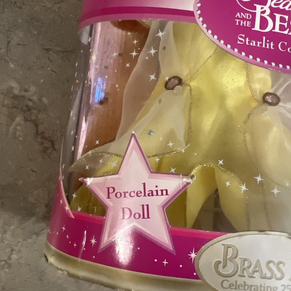 DISNEY PRINCESS SPECIAL EDITION BELLE BEAUTY AND THE BEAST PORCELAIN DOLL - Picture 4 of 8